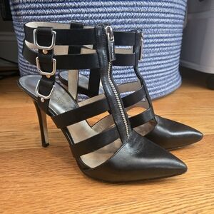 Michael Kors Black Strappy Heels